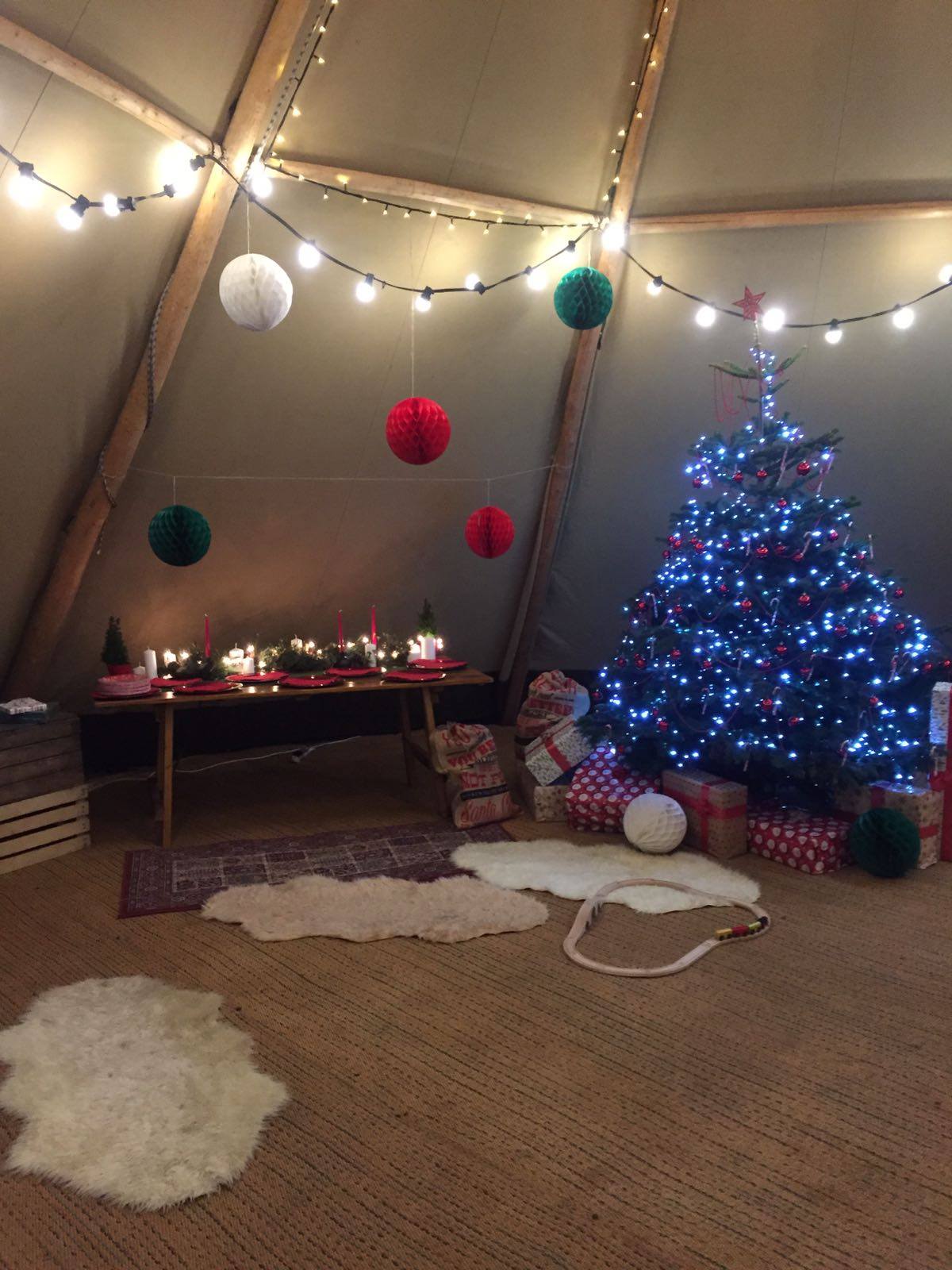 Christmas Tipi Hire A