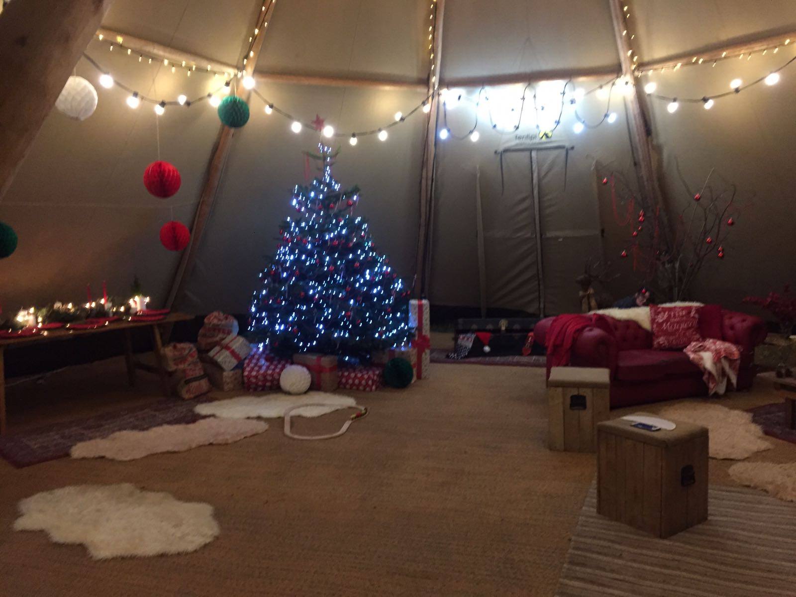 Christmas Tipi Hire D