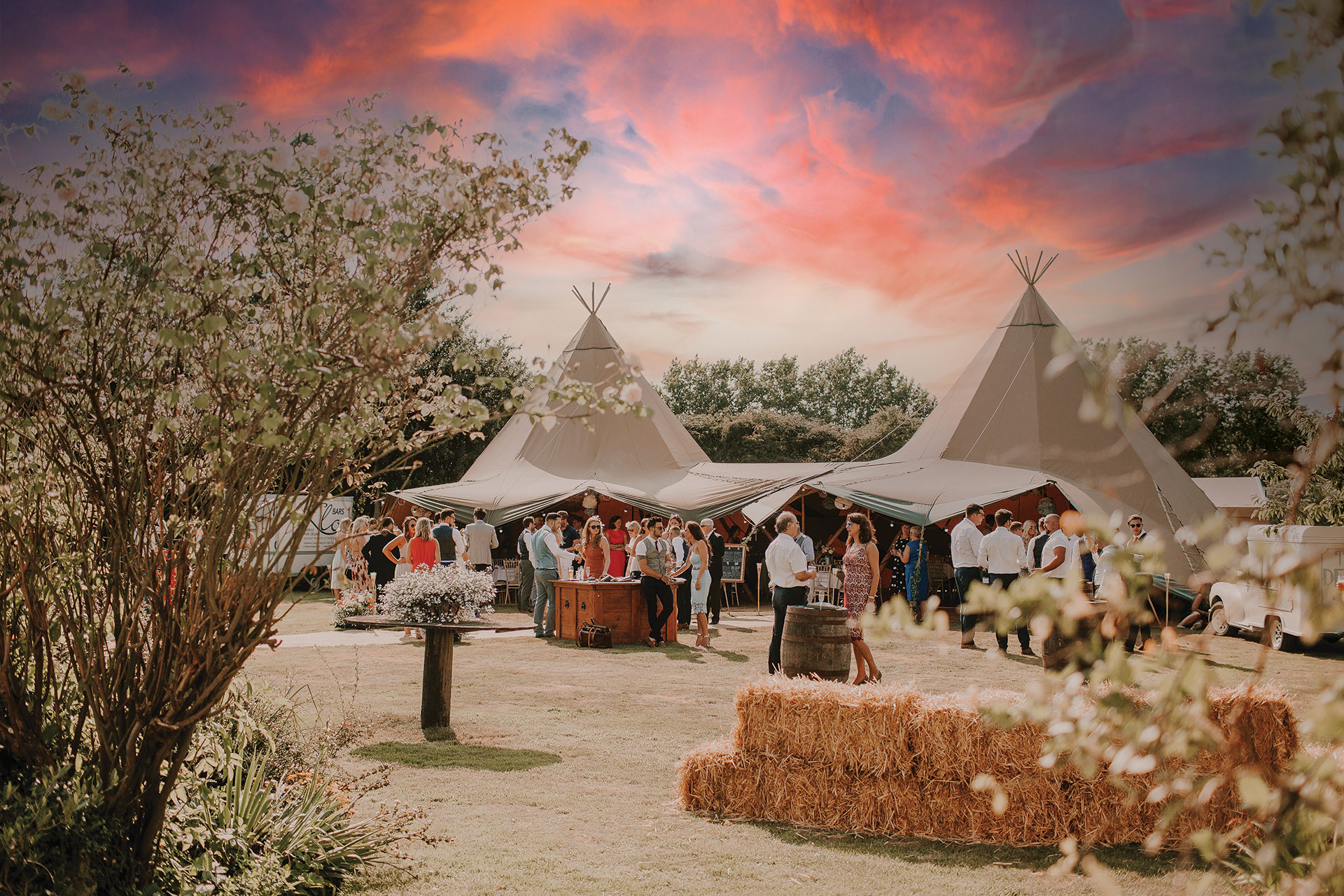 people gathering tipis aesthetic pretty sky