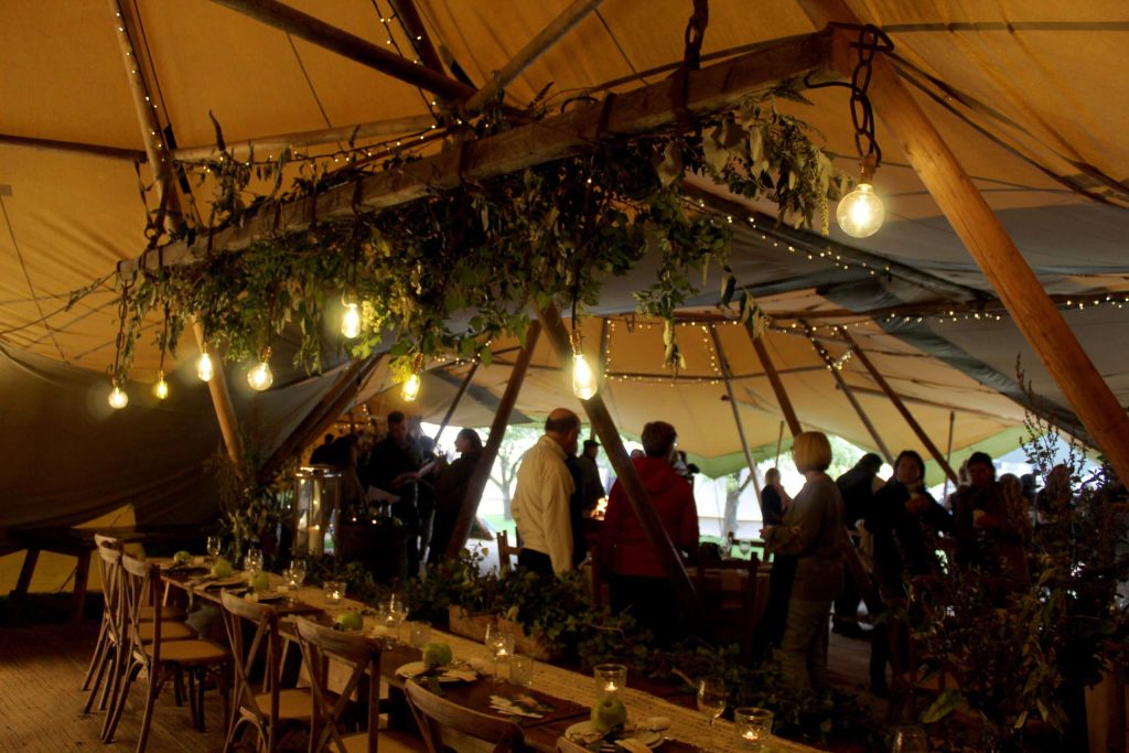 events under canvas showcase