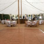 Inside a Sailcloth Tent