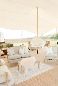 Create a wow-factor outdoor event with furniture